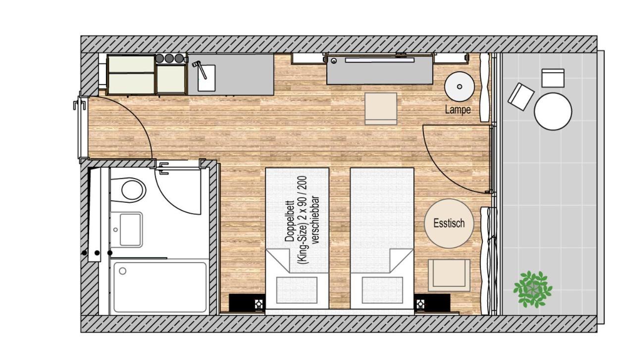 Boardinghouse Das Rundum 바트라이셴할 객실 사진